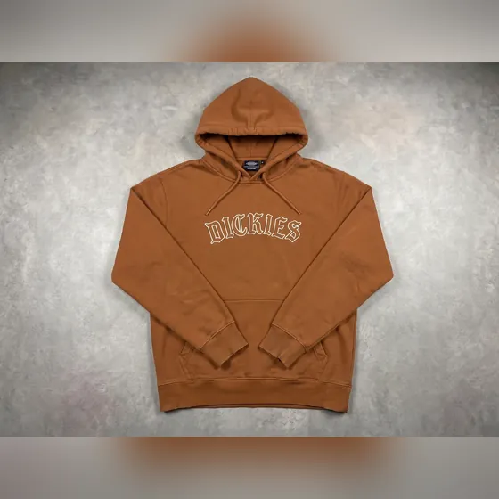 Dickies Sweat à Capuche Marron Confortable et Stylé