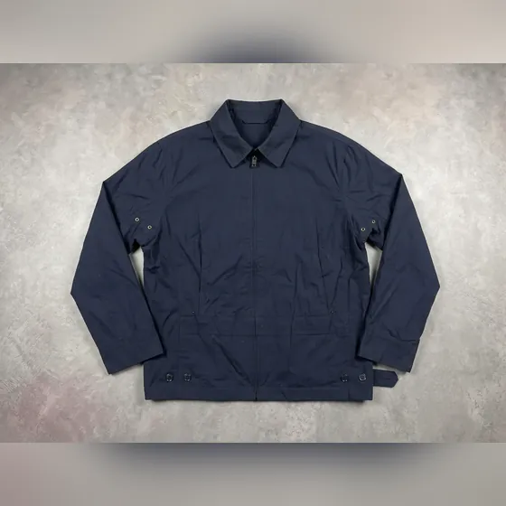 Veste légère marine, coupe décontractée, parfaite pour le printemps